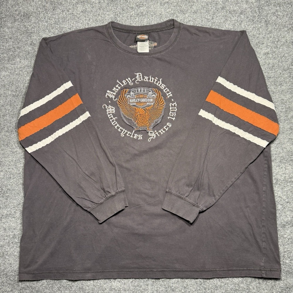 Vintage Harley-Davidson "Since 1903" jersey-style long sleeve shirt Size XXXL